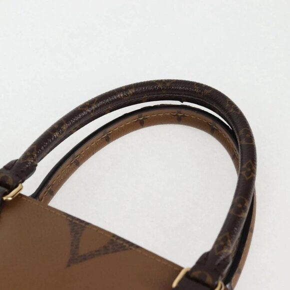 LOUIS VUITTON Monogram Reverse Giant On the Go MM Tote Bag M45321 LV Auth PP834A - Picture 10 of 16